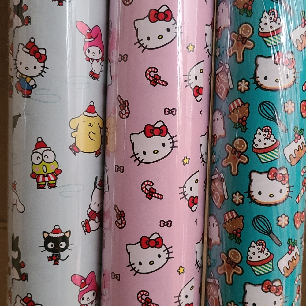 Hello Kitty Christmas Gift Wrap Wrapping Paper 🎄
